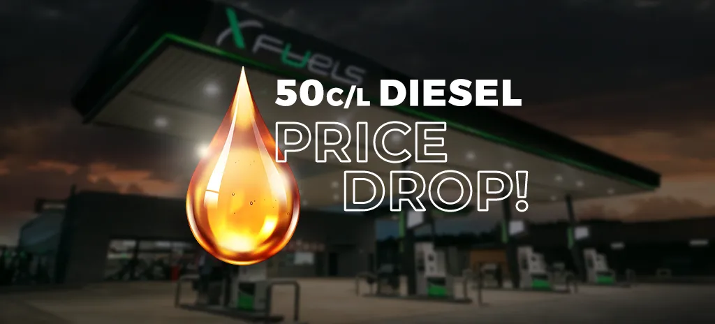 XFuels Drops Diesel Price by 50c Per Litre – Effective Immediately